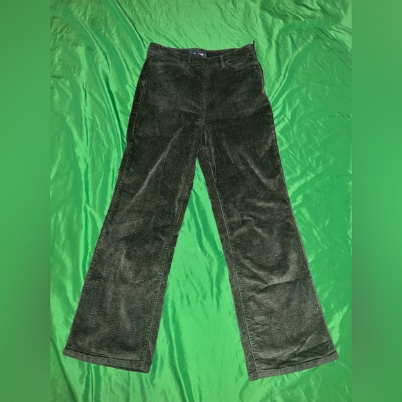 Modcloth Pants - Modcloth Forest Green Corduroy Trousers size 8